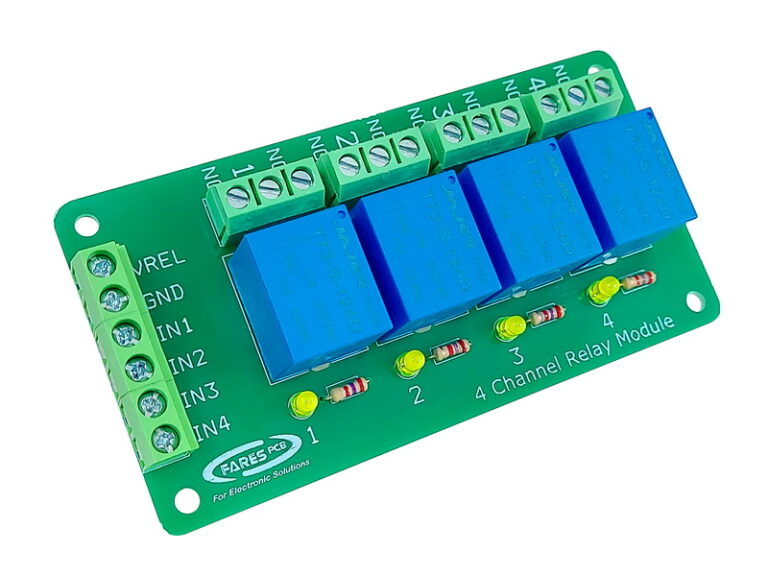 4 Channel Active High Relay Module(24V) RM424 - Circuit Electronics