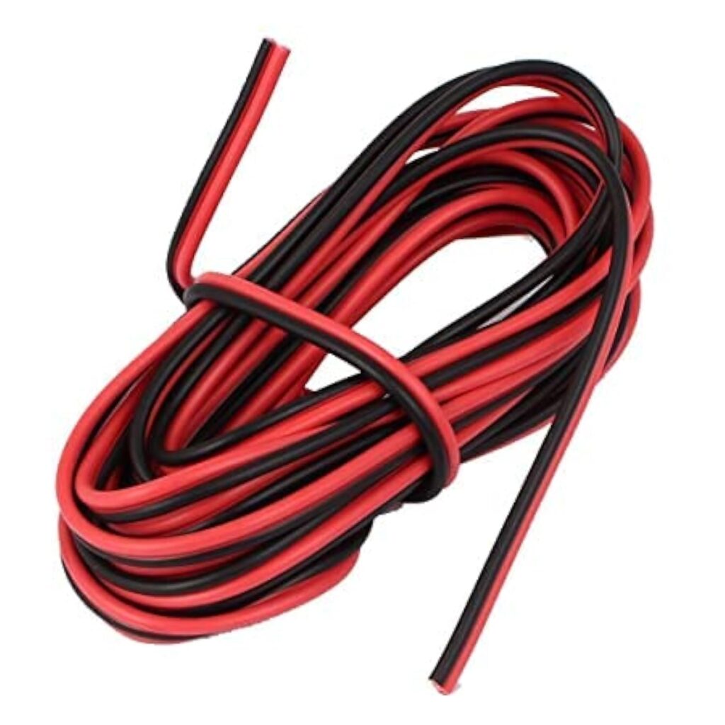 Electrical Power Cable Wire Black Red (0.5mm - 1meter) - Circuit ...